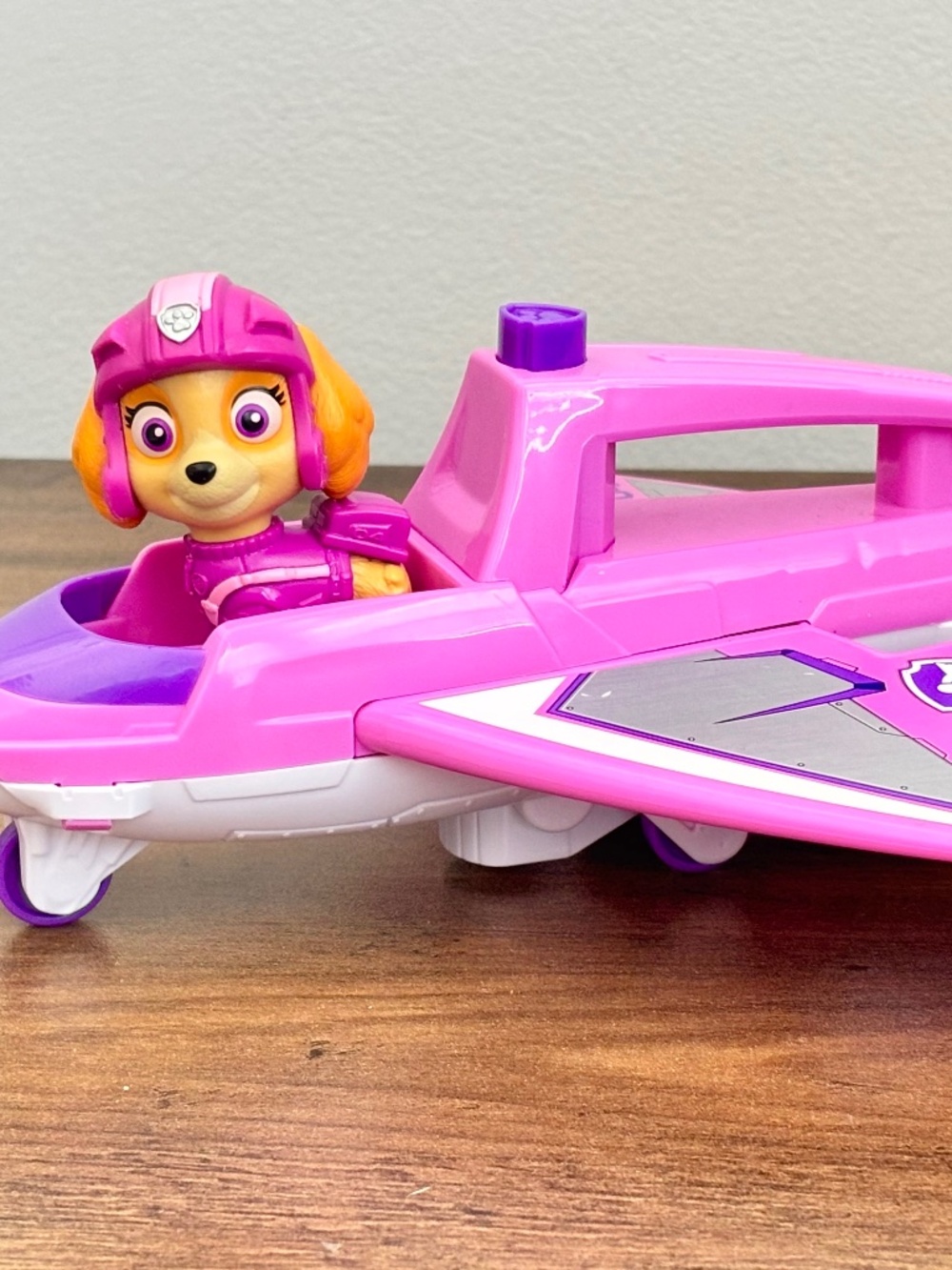 Paw Patrol Air Rescue Skye Hero Claw Jet Vehicle & Figure Toy Set Cake Topper